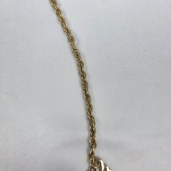 Vintage Sarah Coventry "Mandarin Magic" Gold Tone Bib Necklace Egyptian Style - Picture 9 of 11